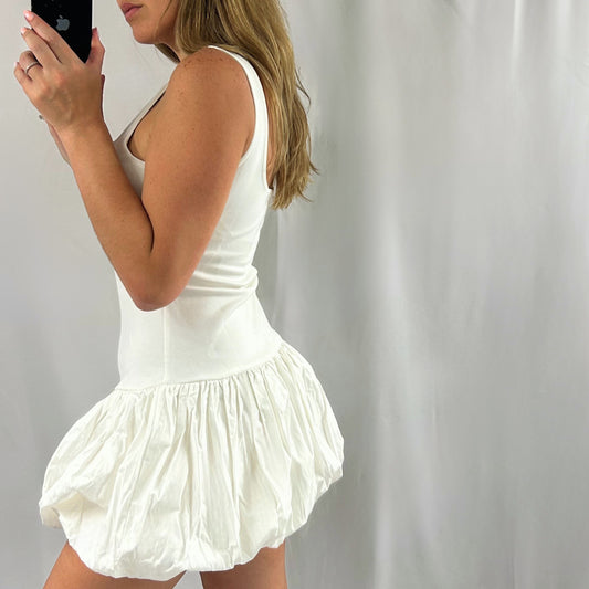 Bubble Mini Hem Dress