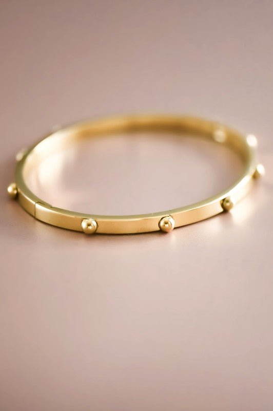 Thin Gold Bangle