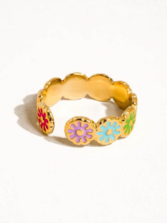 Floral Patterned Ring