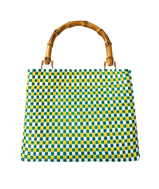 Handcrafted Tote (YLW/GRN)