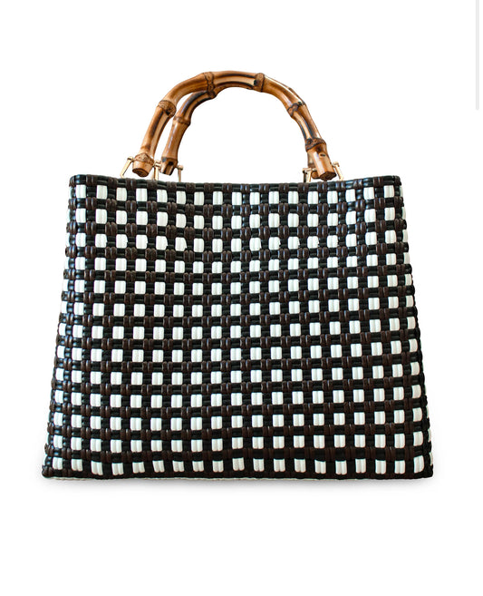 Handcrafted Tote (BLK/WHT/BRN)