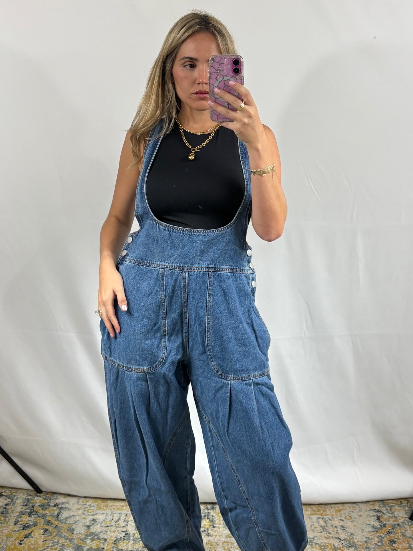 Denim Overalls