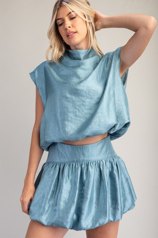 Sky Bubble Skort Set