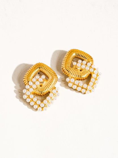 Pearl Chain Earring