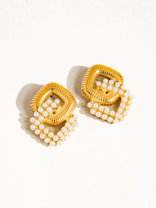 Pearl Chain Earring