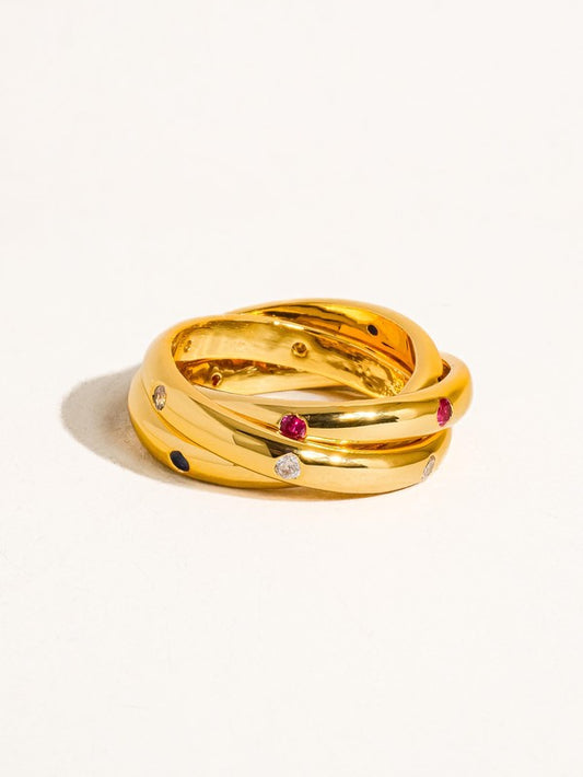 Multi Stone Wrap Ring