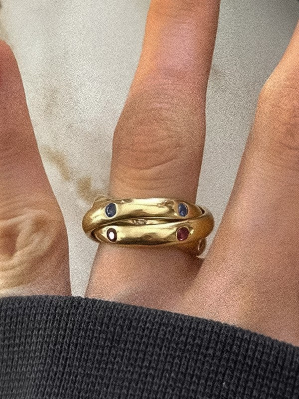 Multi Stone Wrap Ring