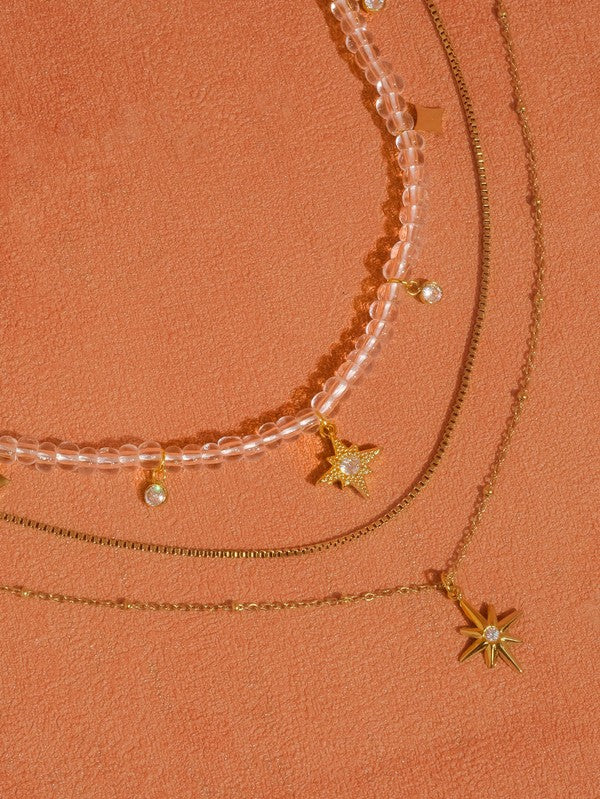 Layered Star Necklace