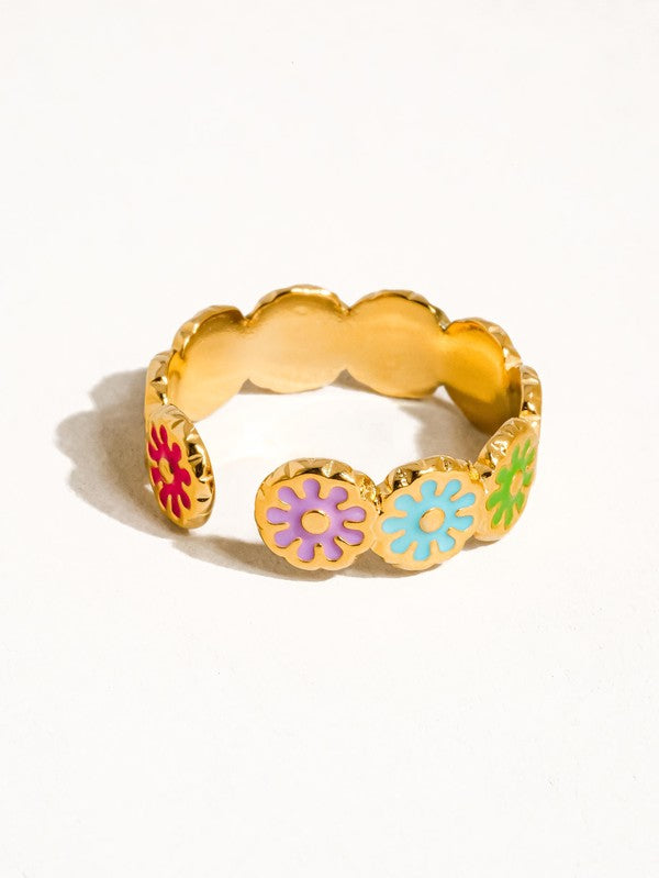 Floral Patterned Ring