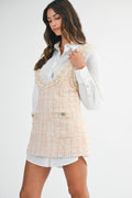 Mini Dress And Button Down Shirt Set