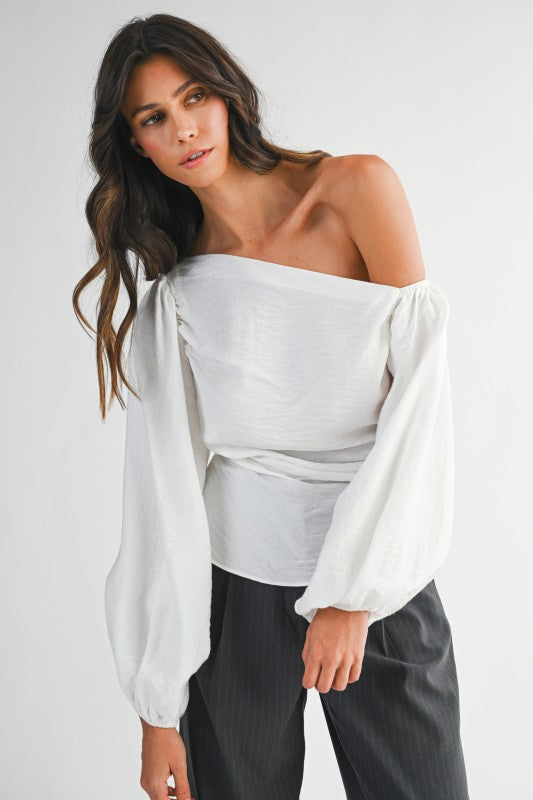 Balloon Sleeve Top