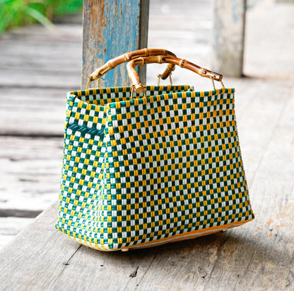 Handcrafted Tote (YLW/GRN)
