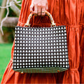 Handcrafted Tote (BLK/WHT/BRN)