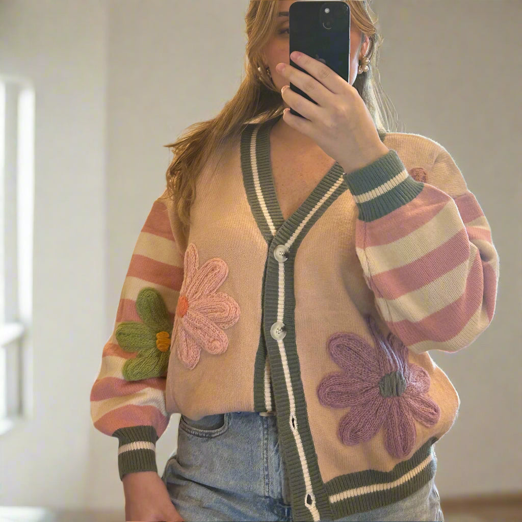 Flower Power Cardigan